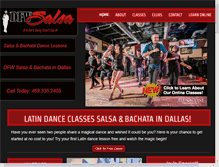 Tablet Screenshot of dfwsalsa.com